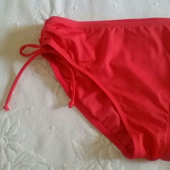 𝅺JANTZEN Tummy Control Swim Bottom Salmon Size 8 Bikini Bottom - Picture 3 of 8
